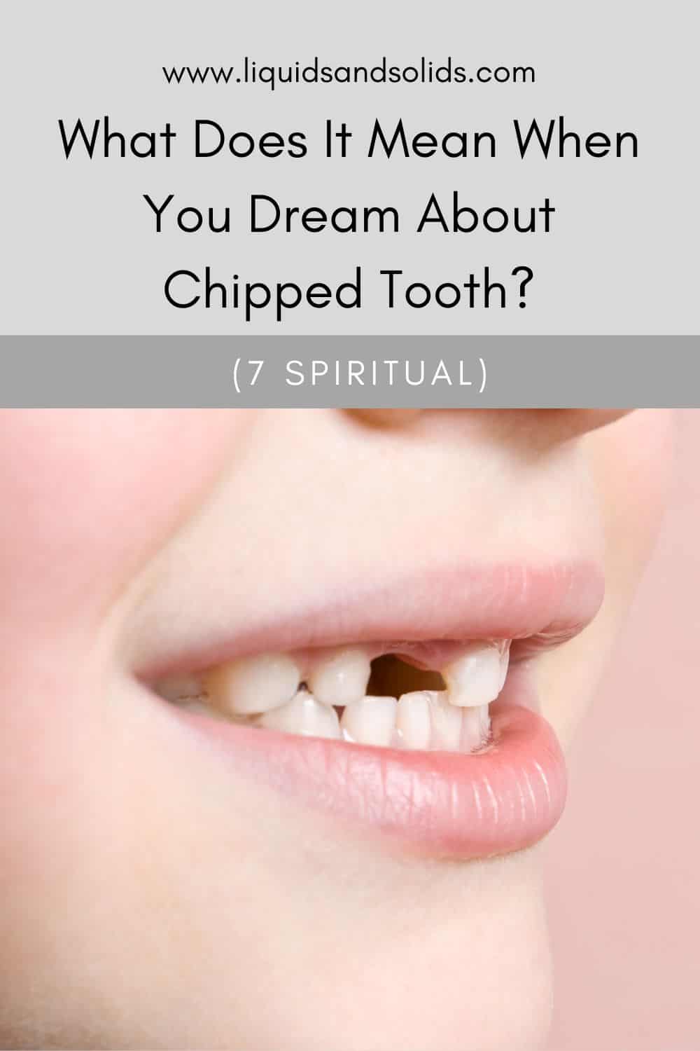 chipped tooth dream meaning