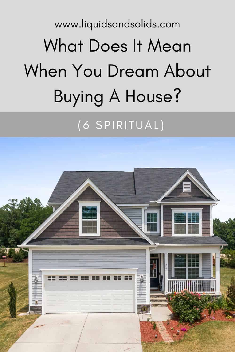 dream about buying a house meaning