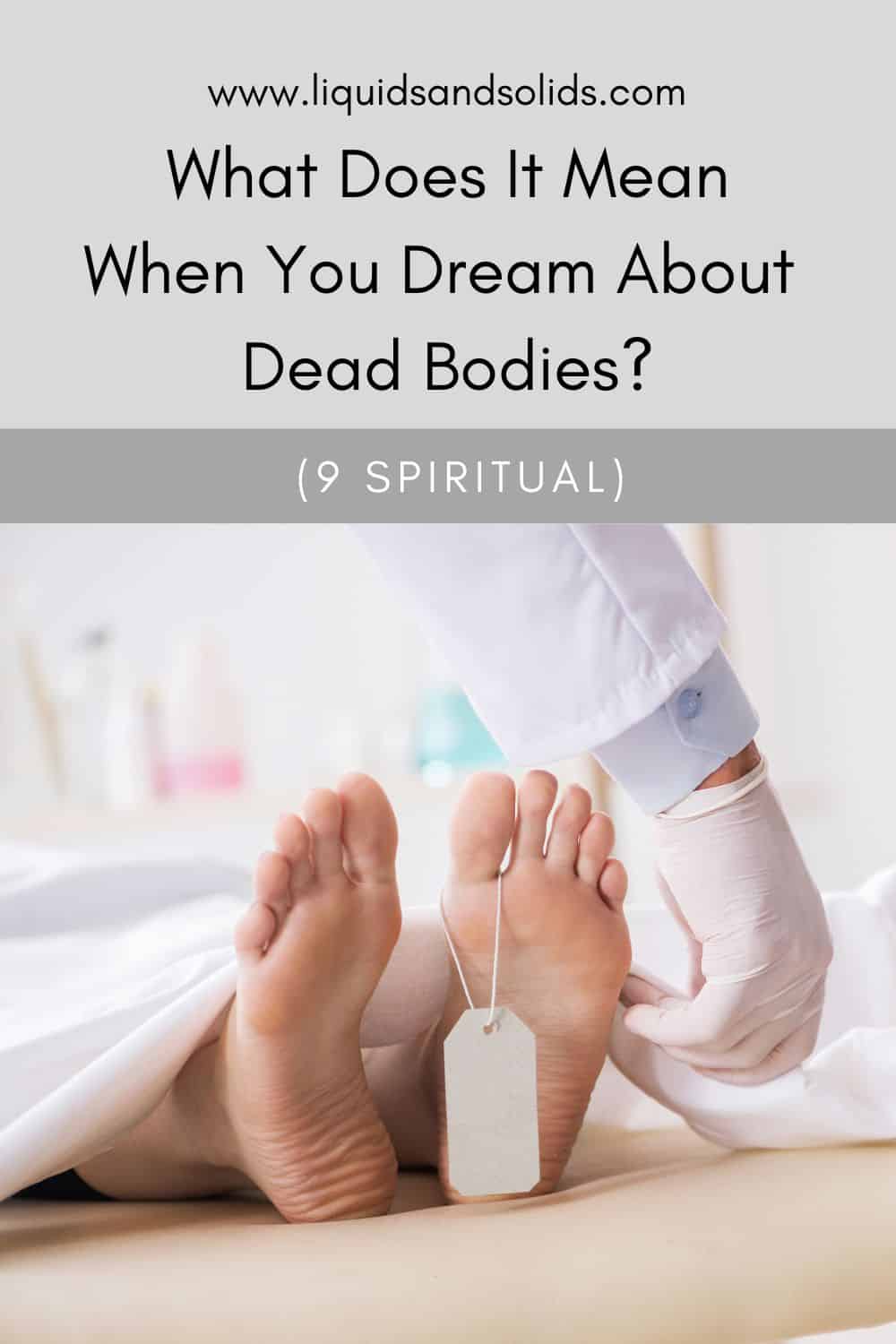 dream about dead bodies meaning
