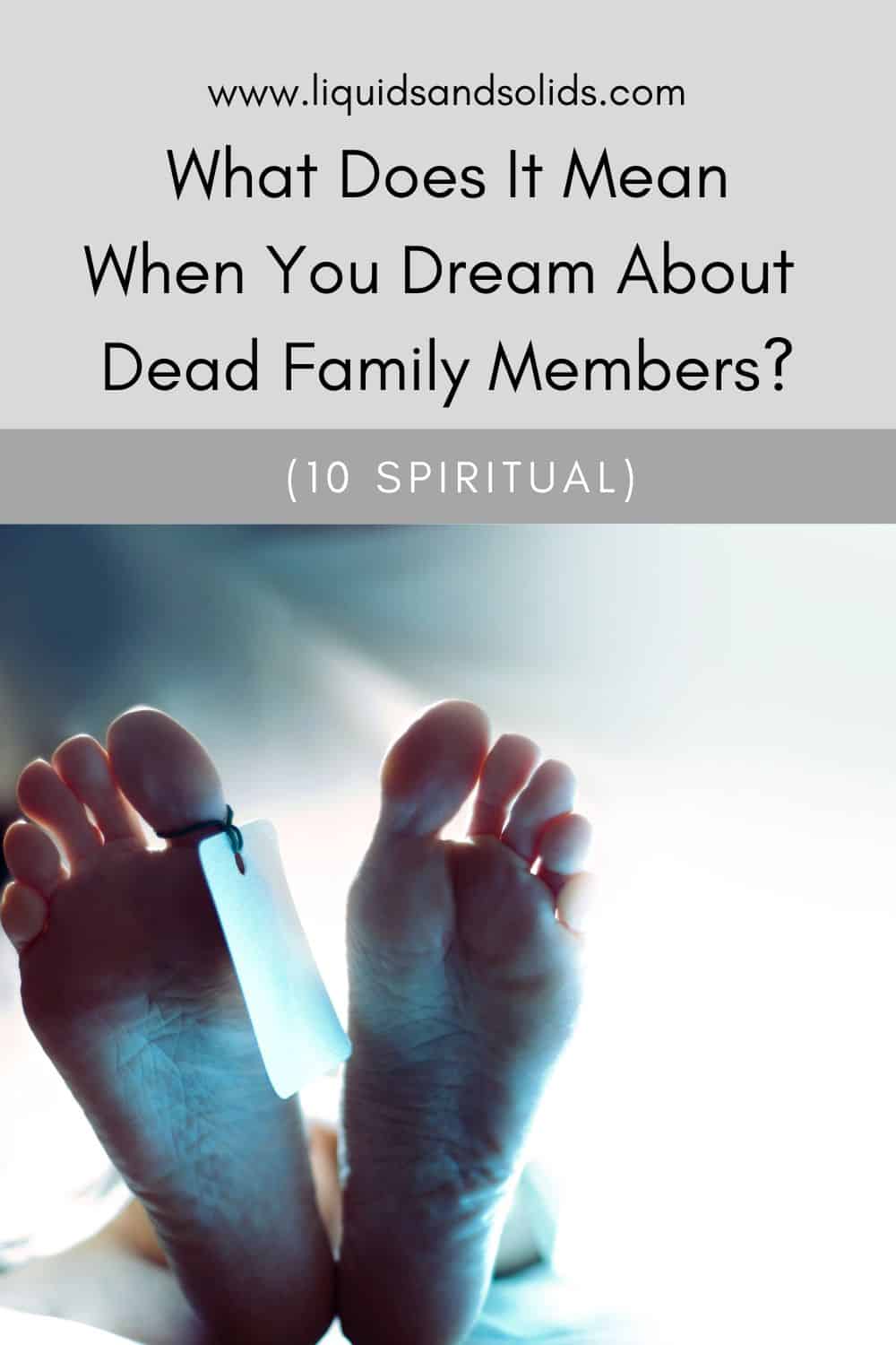 dream about dead family member meaning