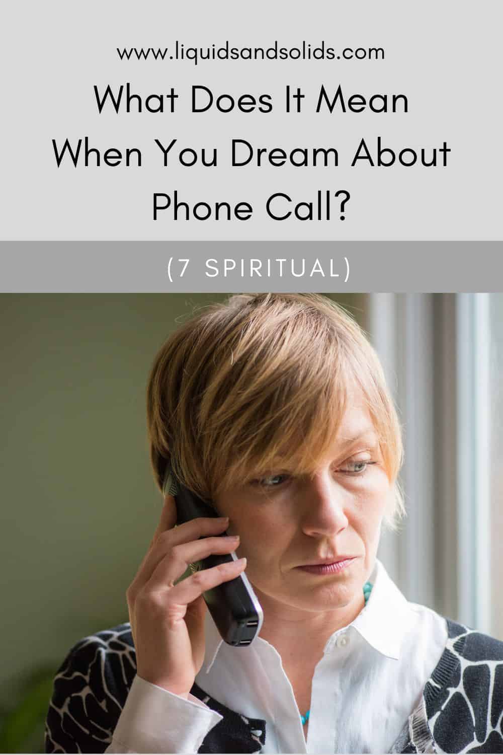 phone call dream meaning