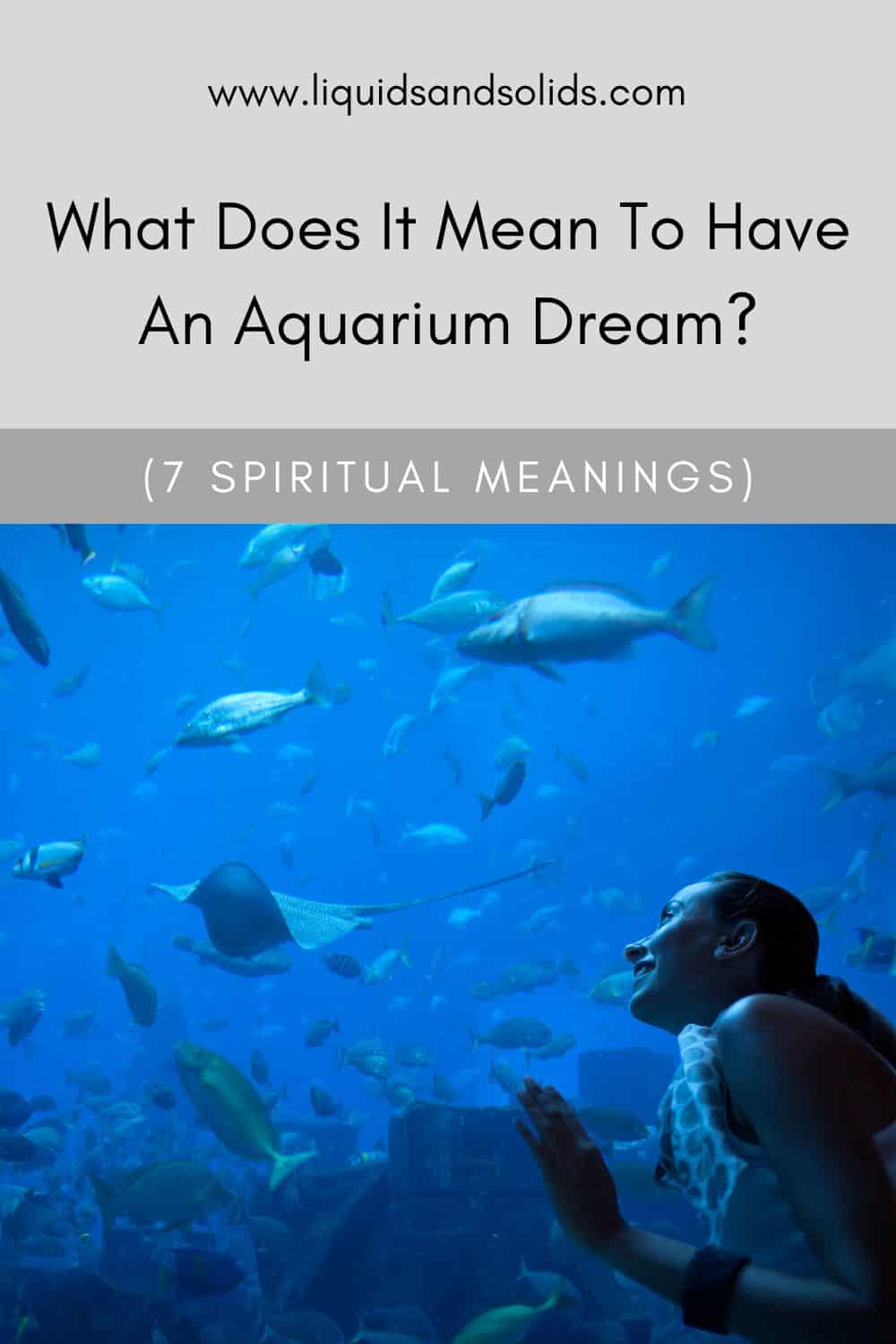 Dreaming About Aquariums - Symbolic Meaning