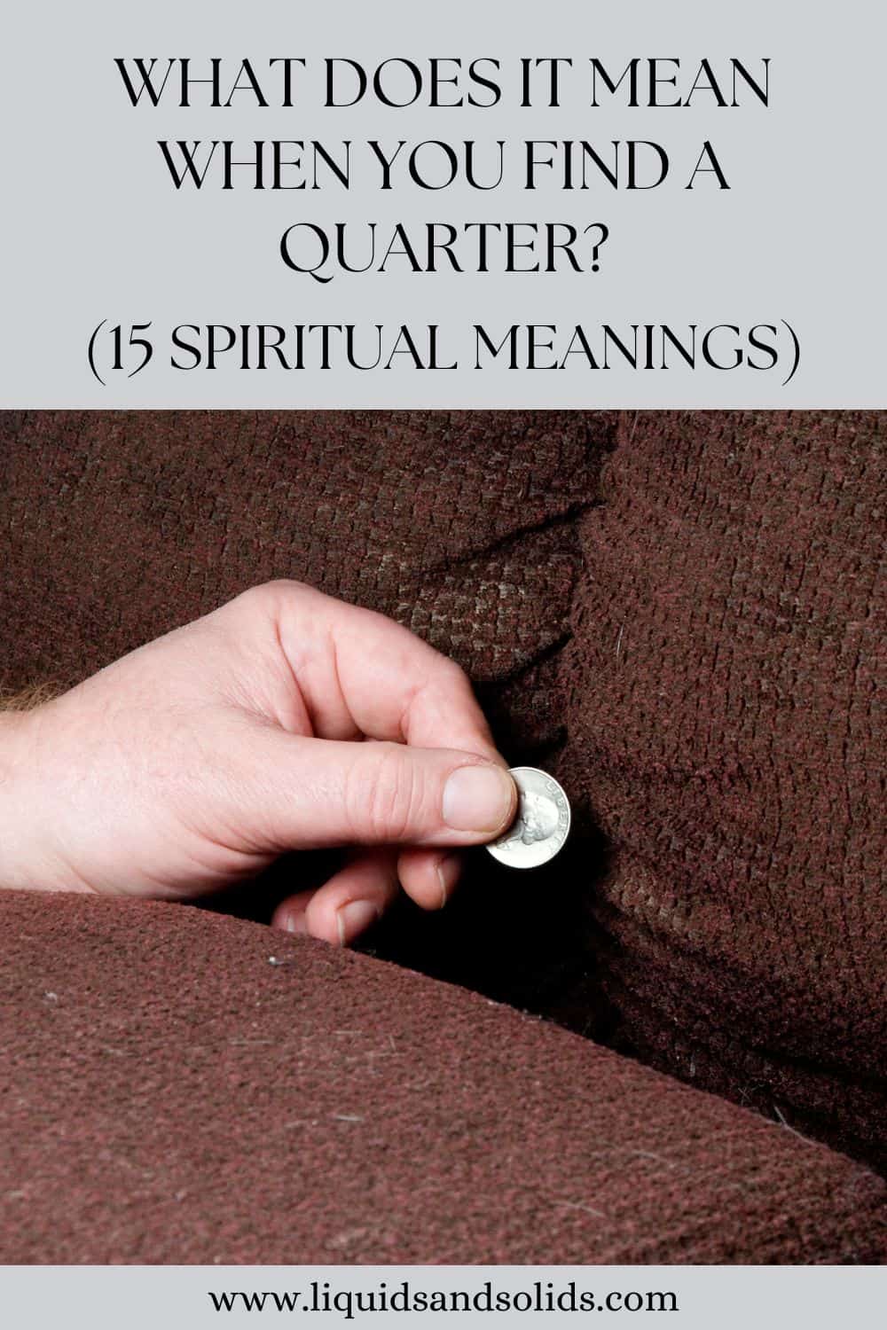 Find A Quarter, Pick It Up!