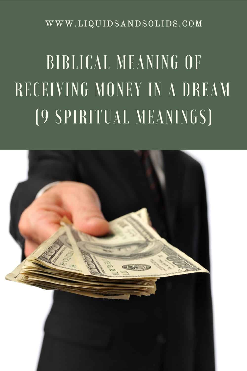 Biblical Meaning of Dreams about Receiving Money