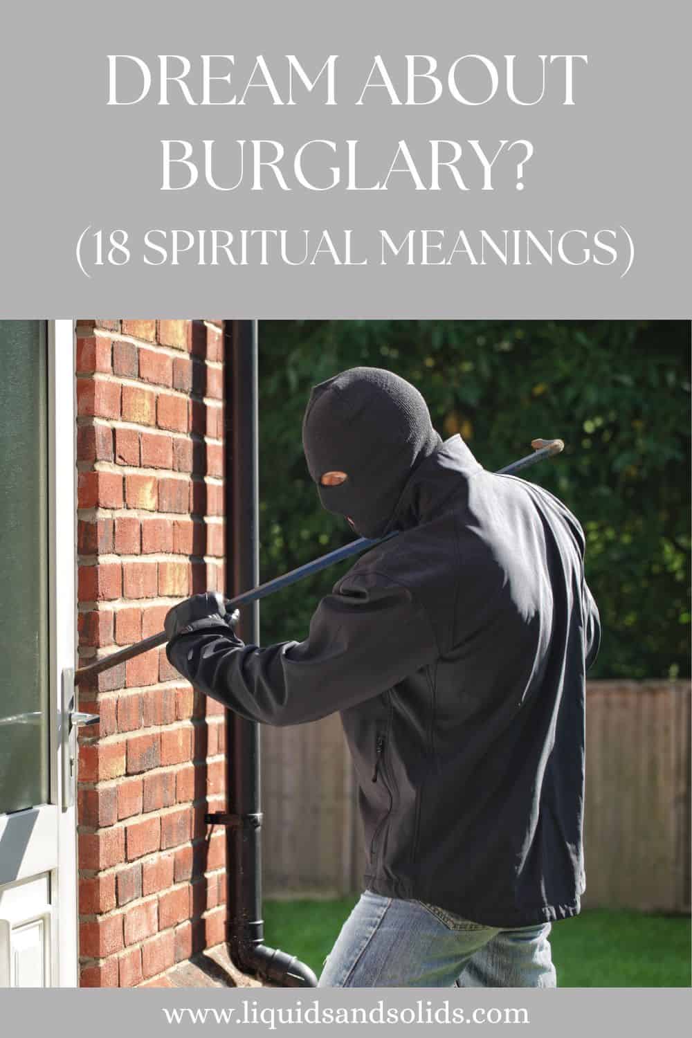 Dream About Burglary? (18 Spiritual Meanings)